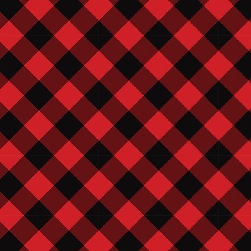 Buffalo plaid red and black checkered 00013 – East Coast Vinyl