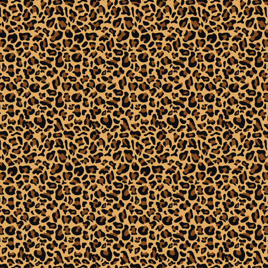 Colorful Leopard - Brown Spots on Colorful Background 003