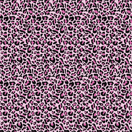 Colorful Leopard - Magenta Spots on Colorful Background 011