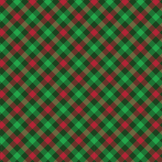Christmas plaid red and green angled 00011