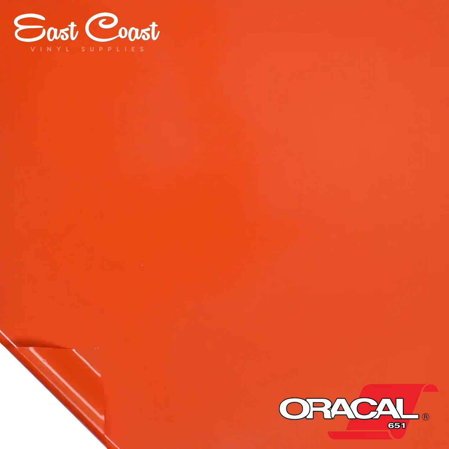 Orange (034M) Oracal 651 Vinyle - MAT