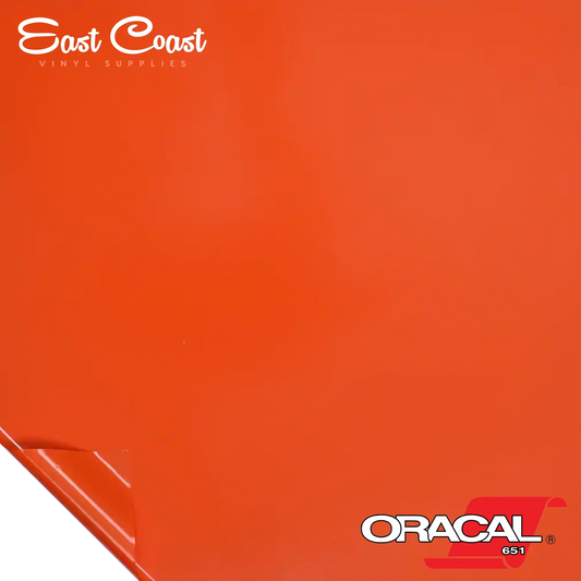 Orange (034M) Oracal 651 Vinyle - MAT