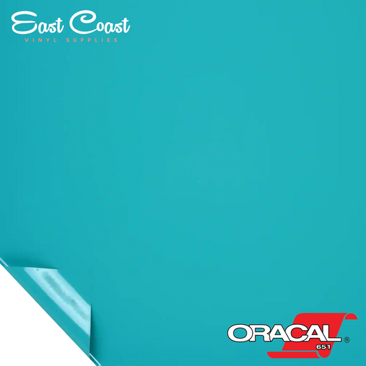 Turquoise (054M) Oracal 651 Vinyle - MAT