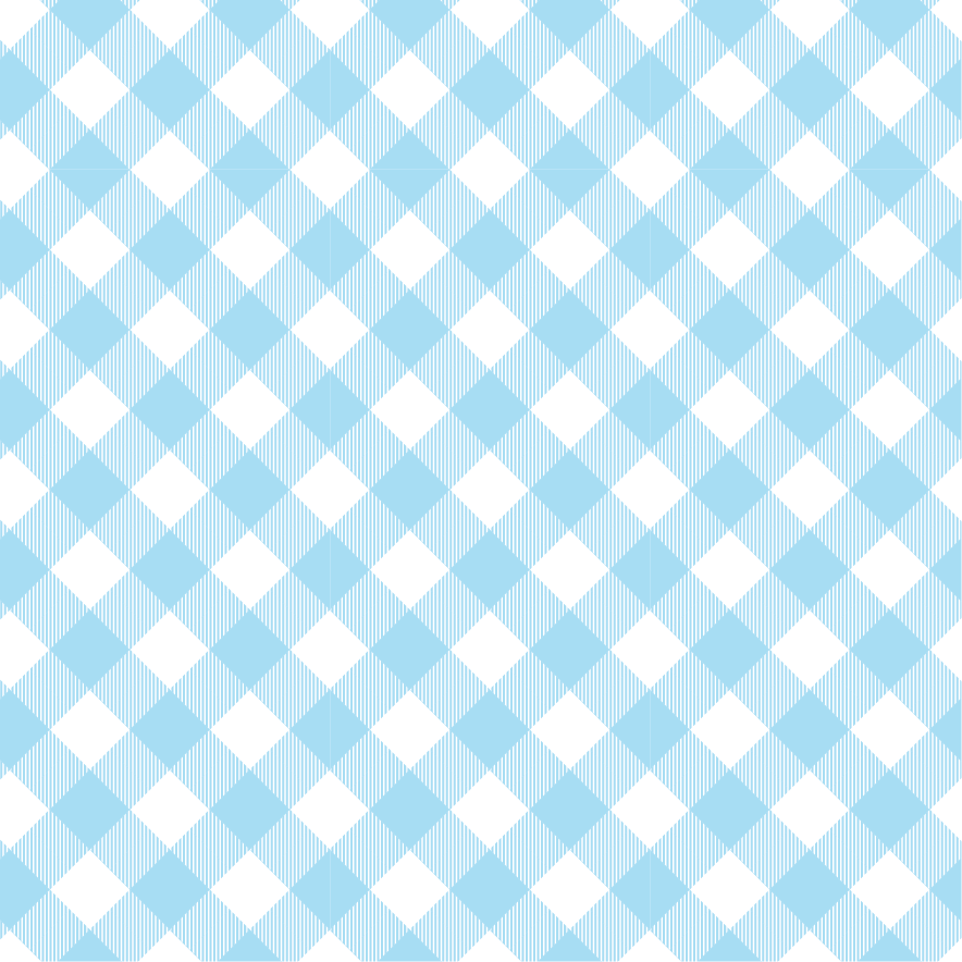 Pâques à motifs bleu clair et blanc 00001