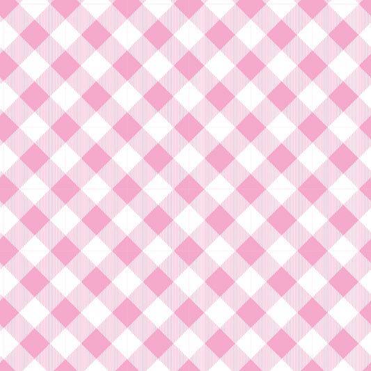 Pâques rose clair et blanc à motifs 00003