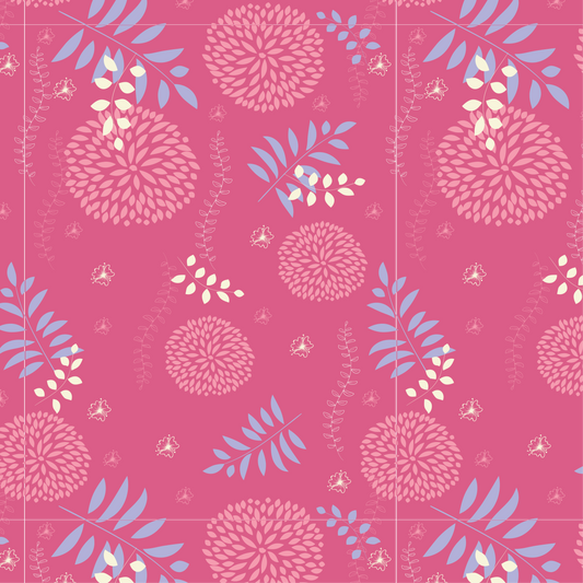 Floral with Pink Background Floral 00026