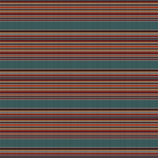 Knitting Yarn - Turquoise Stripes 001