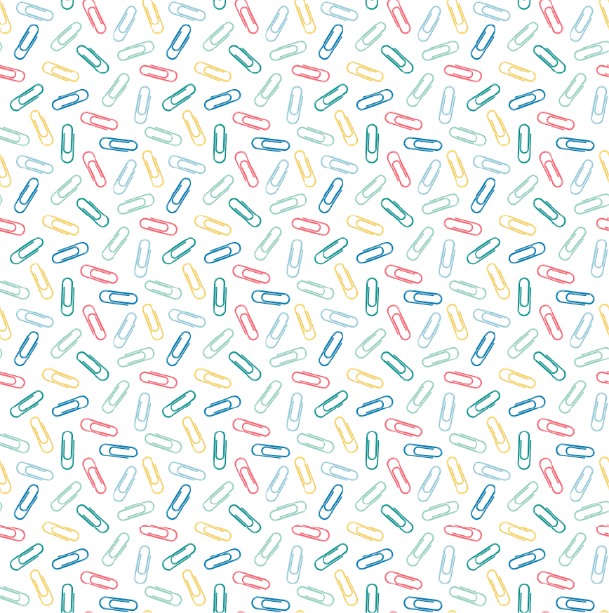 Love to Learn - Colorful Paperclips 001