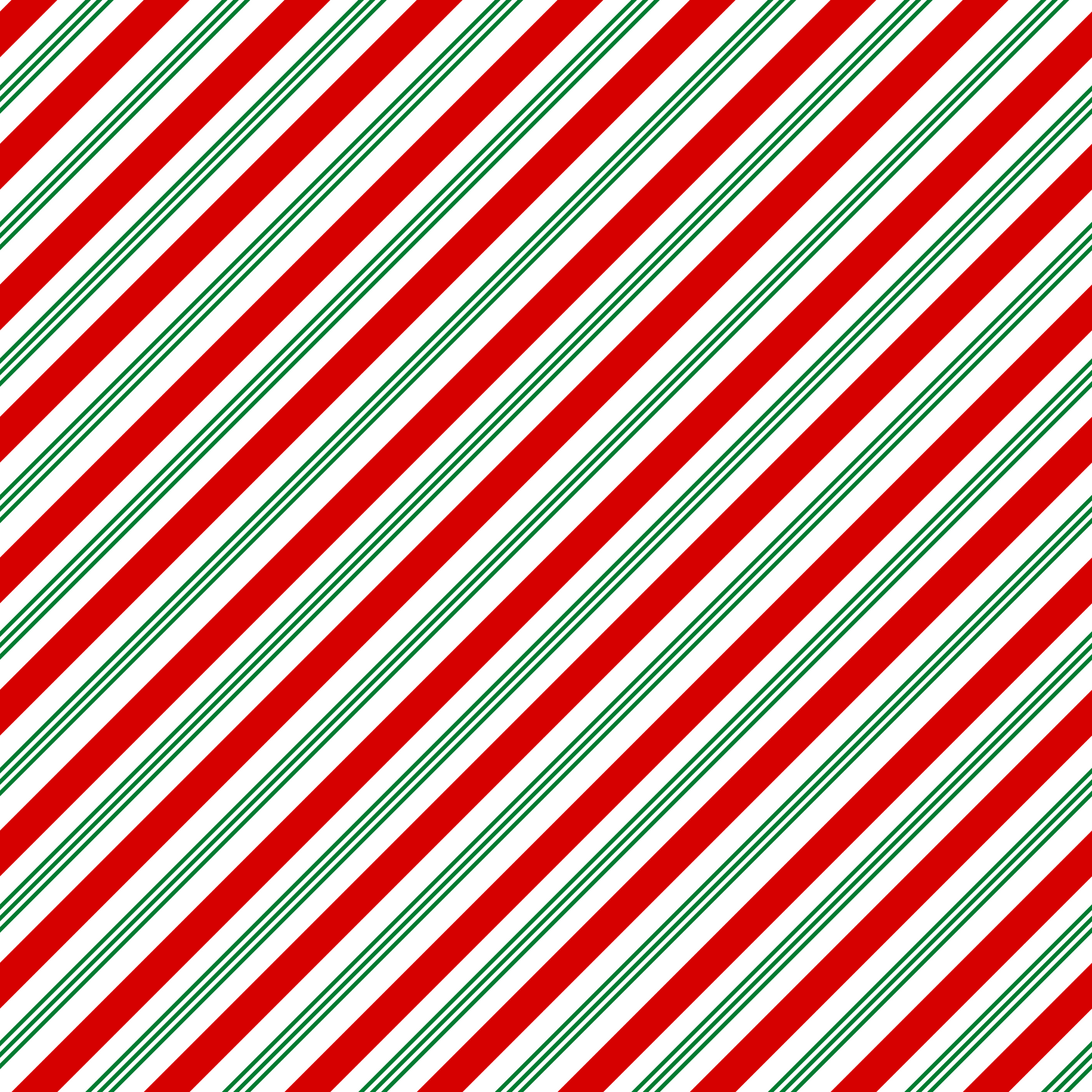 Candy Cane Stripes - Red and Green Stripes 004