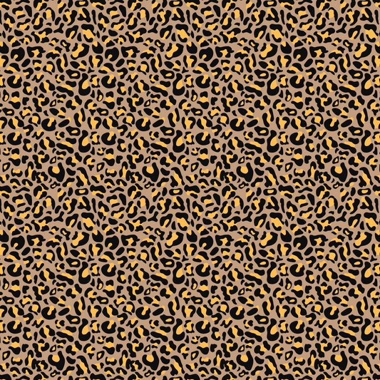 Colorful Leopard - Gold Spots on Colorful Background 007