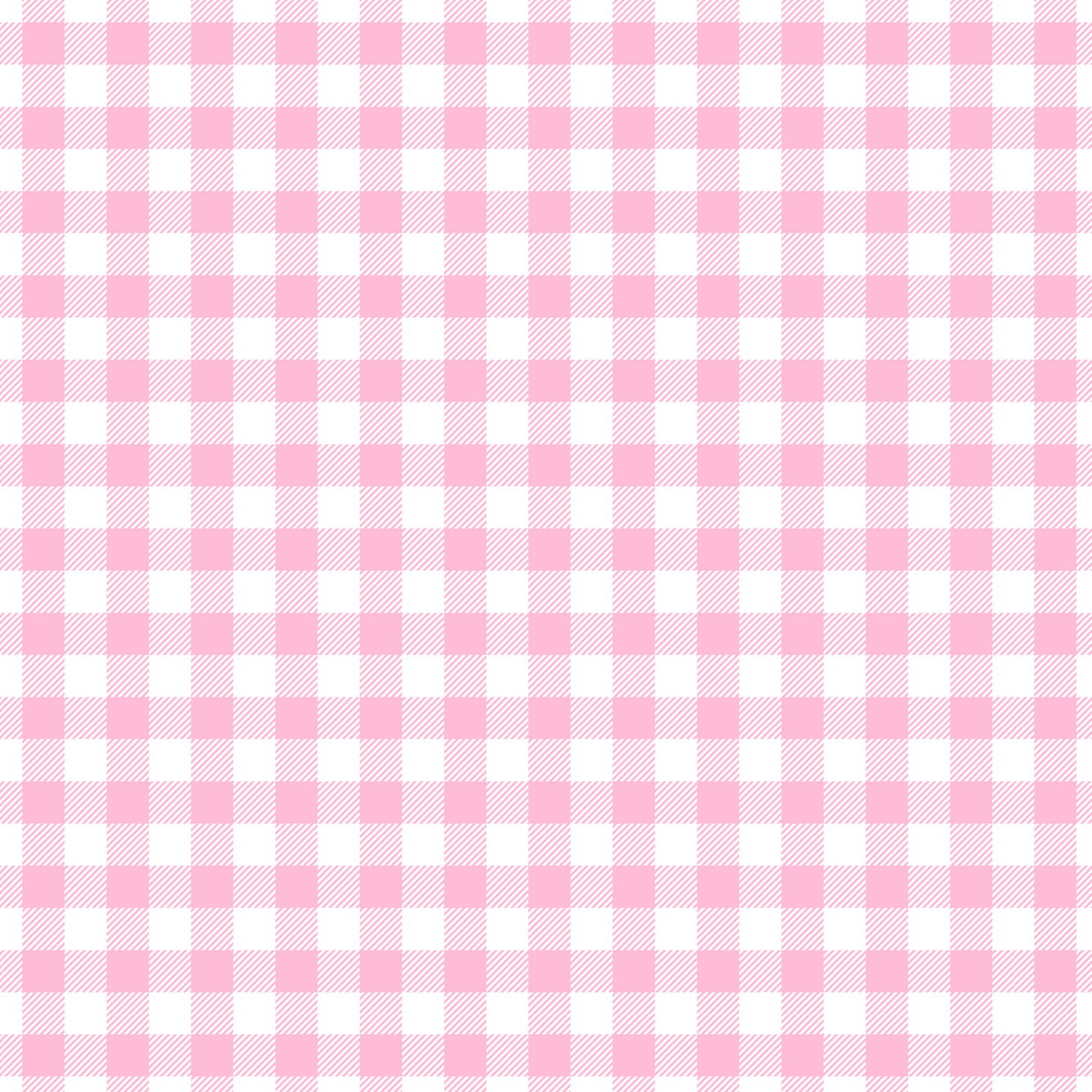 Easter Plaid - Pink and White 007