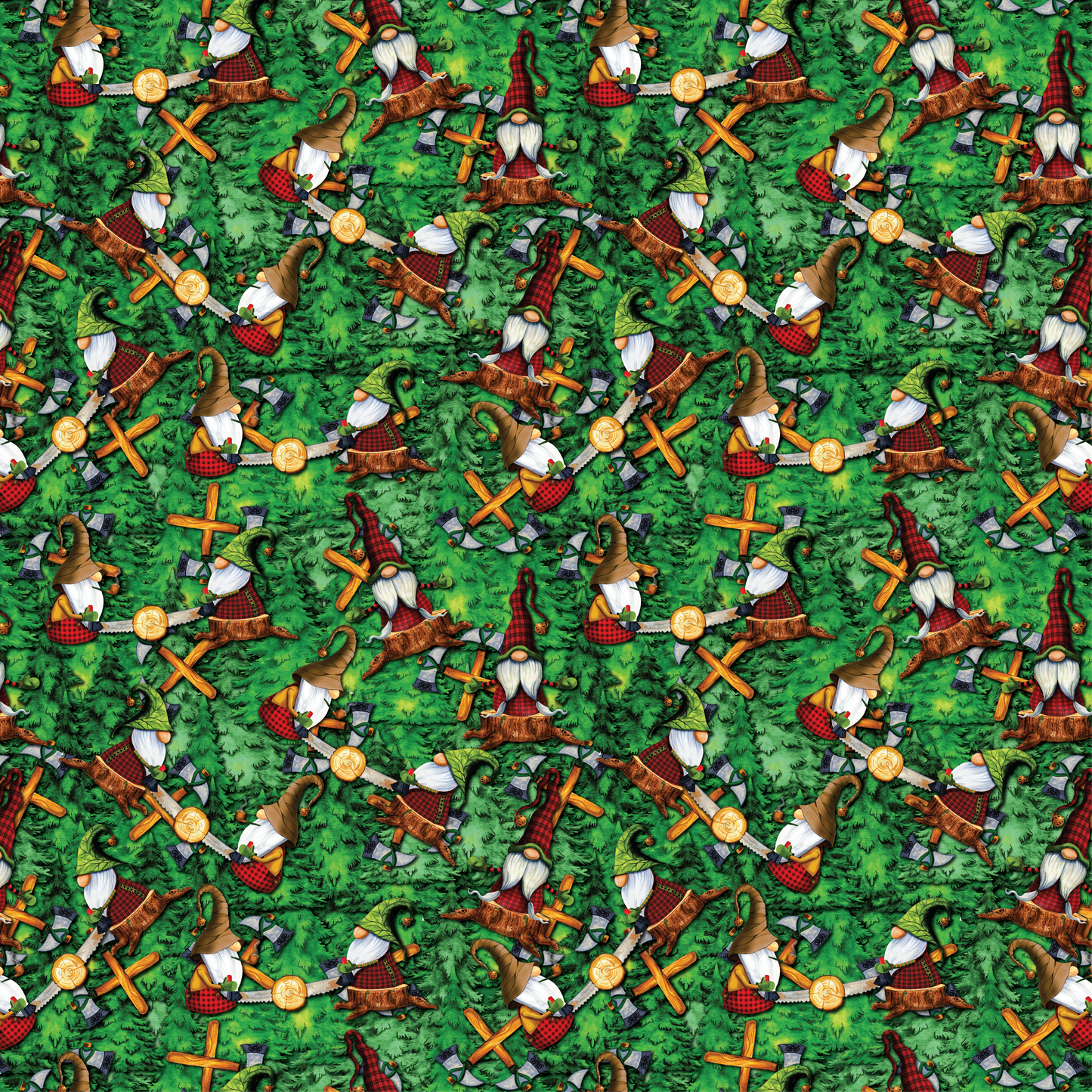 Christmas Gnomes - Lumberjack Gnomes 010