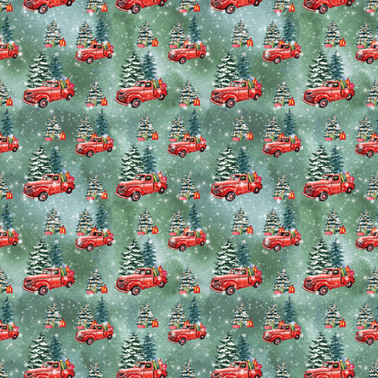 Camions et cardinaux de Noël - Camions et cadeaux d'arbres 010