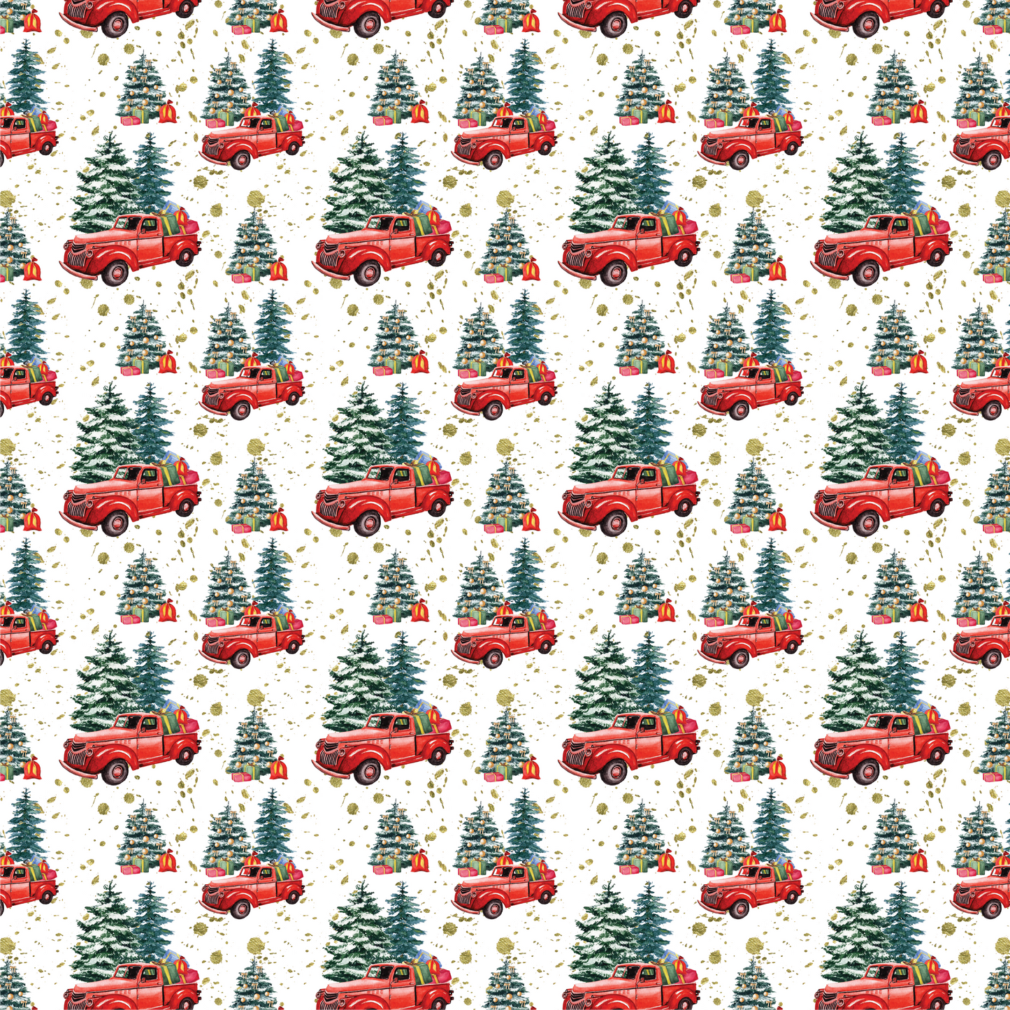 Camions et Cardinaux de Noël - Camions Arbres et Cadeaux 012