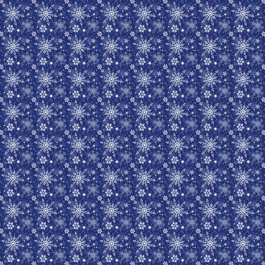 Flocons de neige blancs sur fond bleu 012
