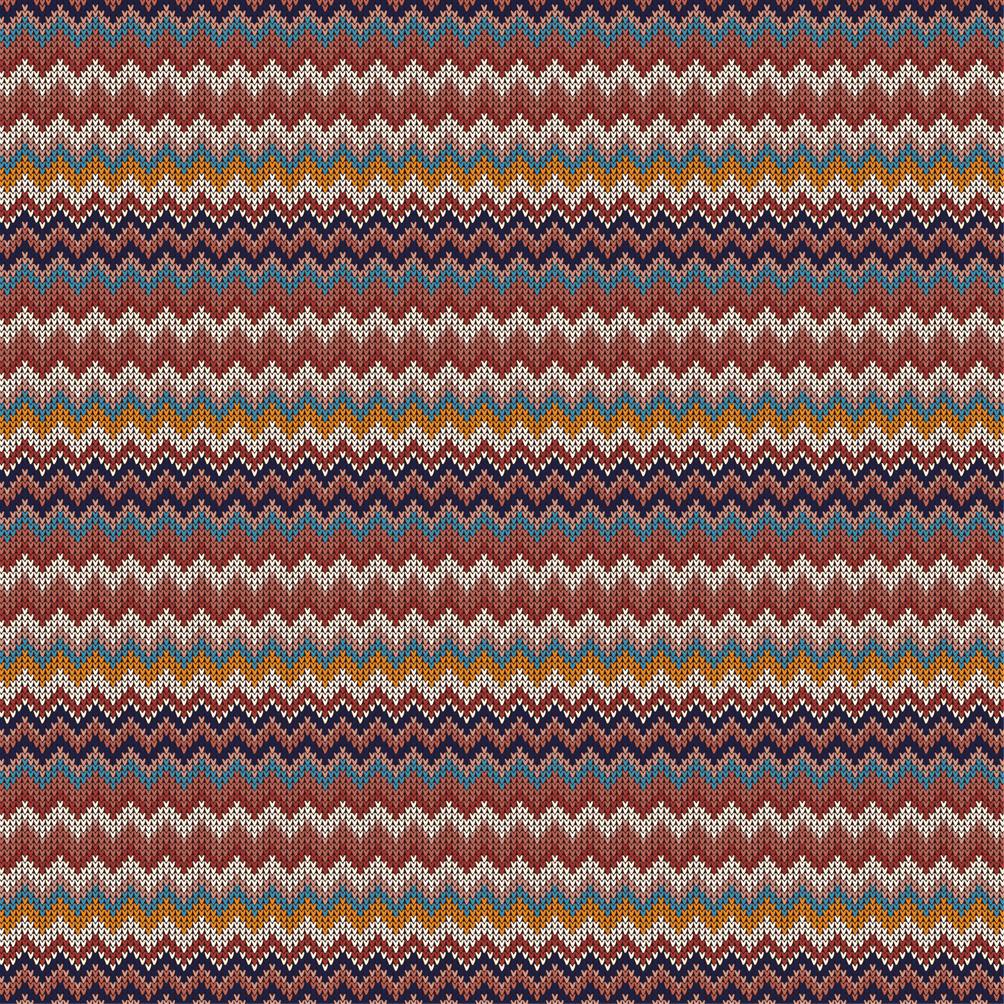 Knitting Yarn - Multi-Colored Stripes 013