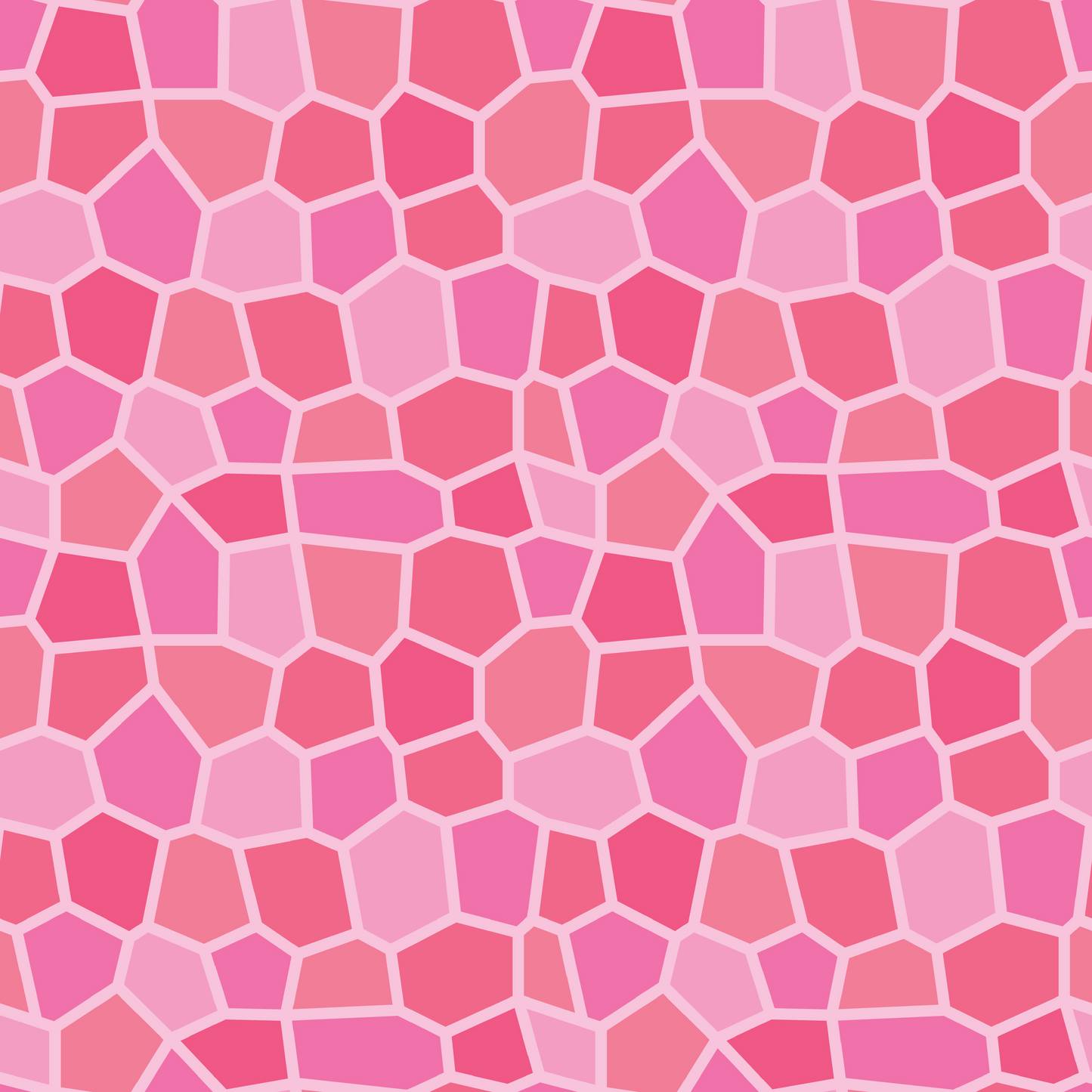 Stained Glass Mosaic - Shades of Pink 013