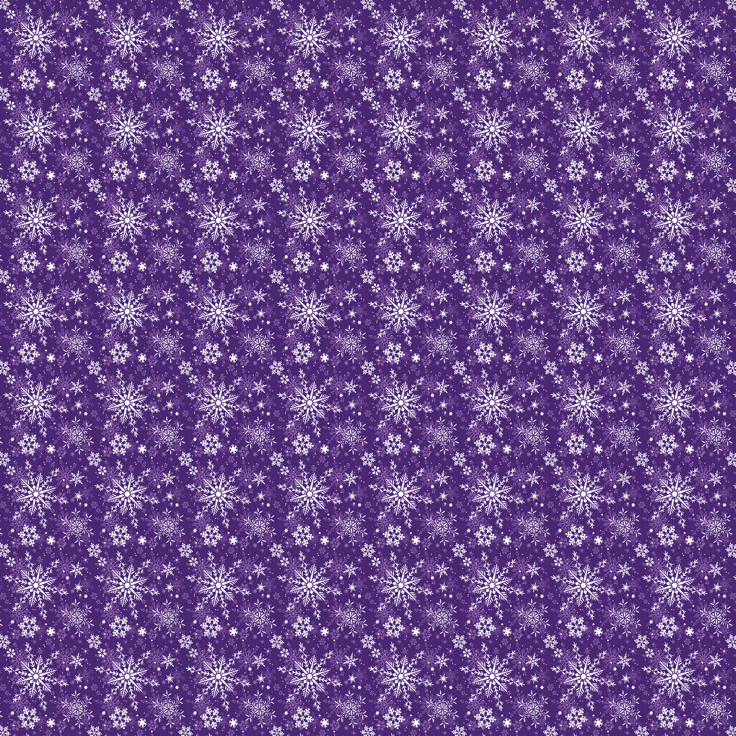 White Snowflakes on a Purple Background 013