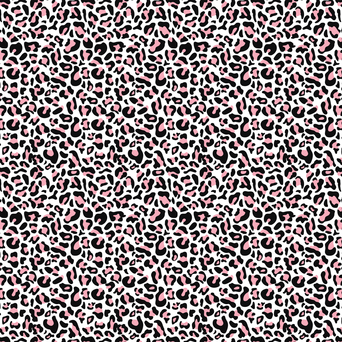 Colorful Leopard - Pink Spots on White Background 014