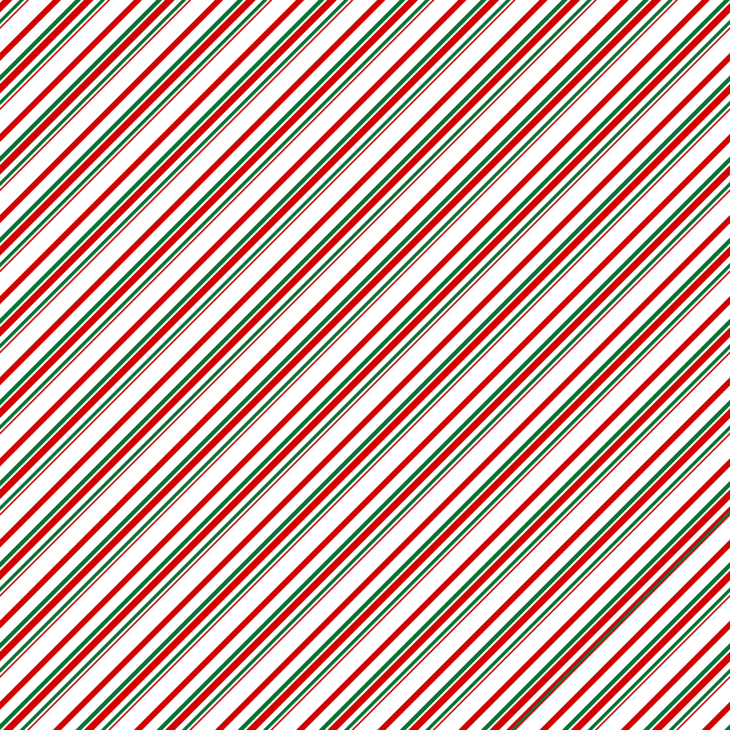 Candy Cane Stripes - Red and Green Stripes 014