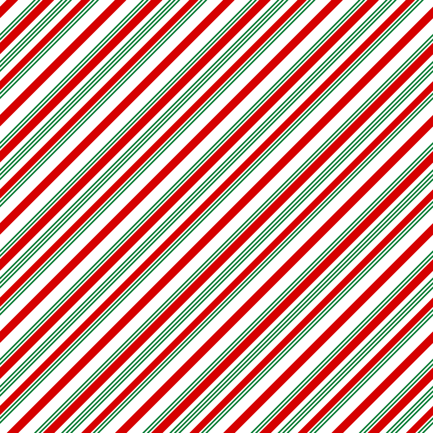Candy Cane Stripes - Rayures rouges et vertes 017
