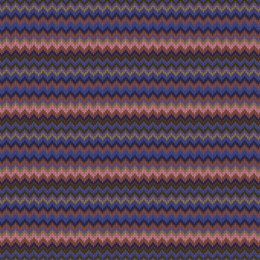 Fil à tricoter - Rayures multicolores bleu violet 019