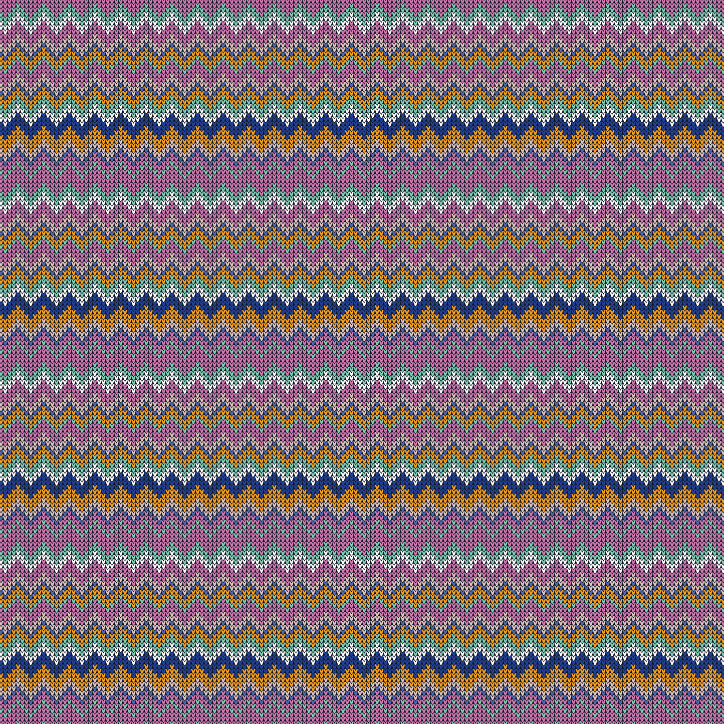 Fil à tricoter - Rayures multicolores violettes 023