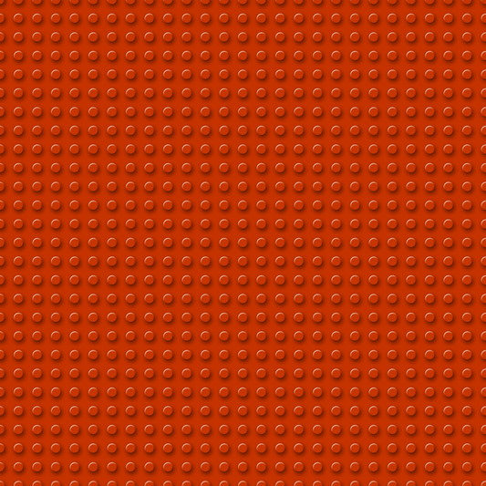 Blocs de construction - Orange rougeâtre - 078