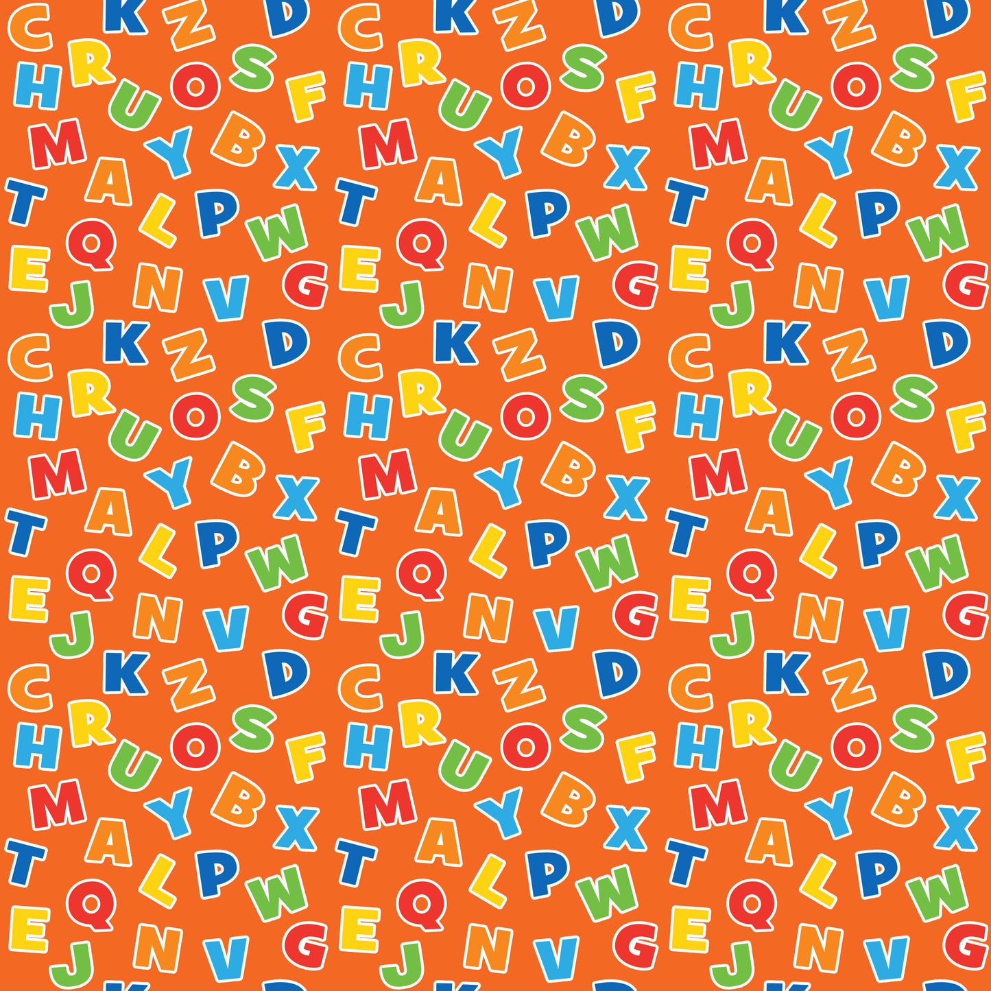 Colorful Alphabet 012