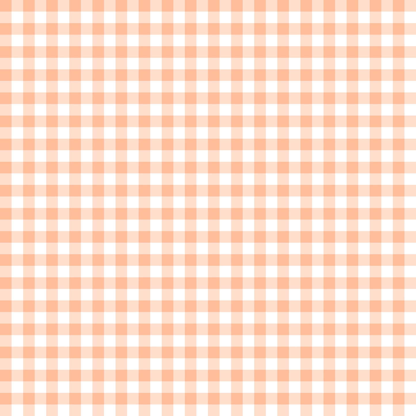 Pastel Spring Plaid - Pastel Orange 002