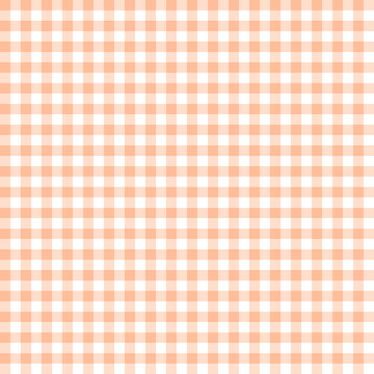 Plaid Printemps Pastel - Orange Pastel 002