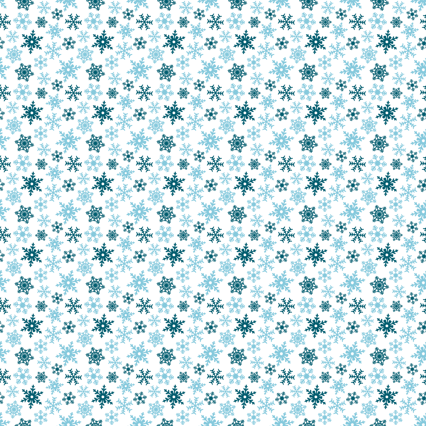 Plaisirs d'hiver - Flocons de neige bleus 004