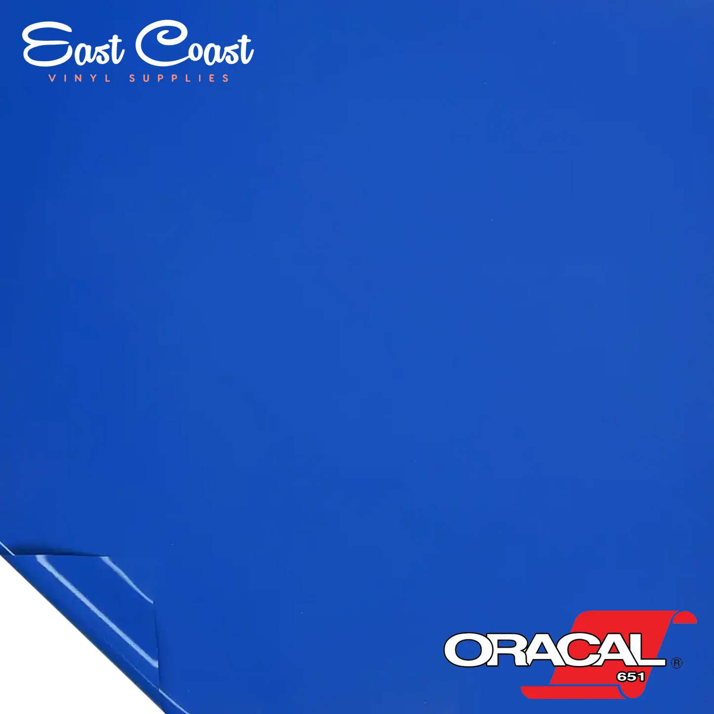 Azure Blue (052) Oracal 651 Vinyl - GLOSSY