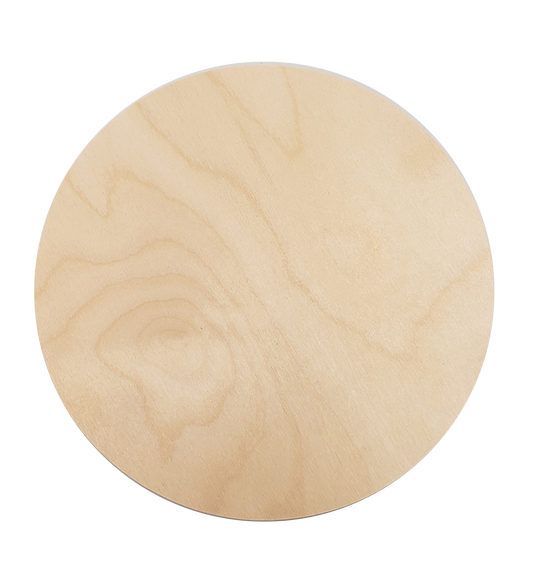18" (17.875" +/- actual size) Baltic Birch Wood Round (LOCAL PICK UP ONLY, WE WILL NOT SHIP WITHOUT PREVIOUS CONVERSATION)