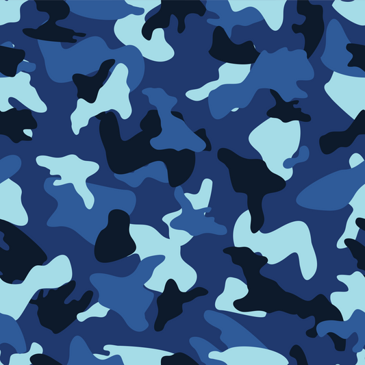 Camouflage bleu
