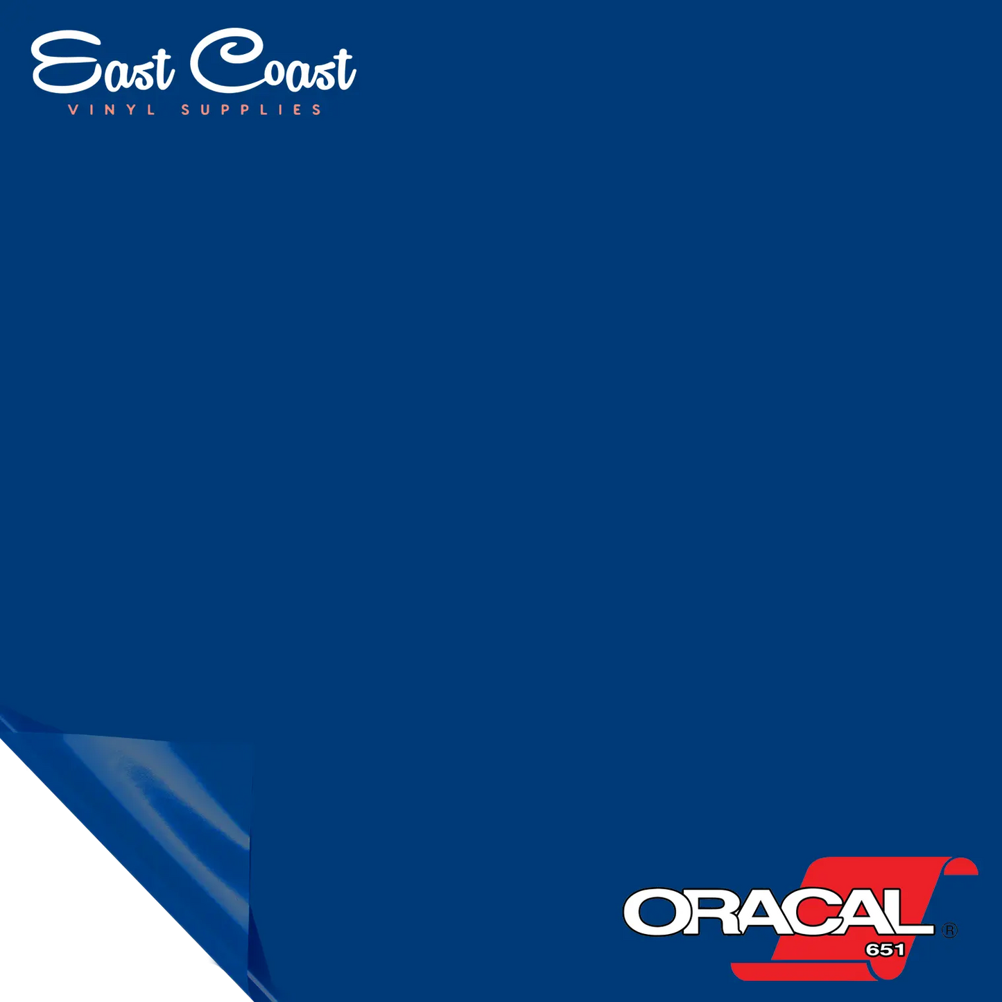 Bleu (067) Oracal 651 Vinyle - BRILLANT 