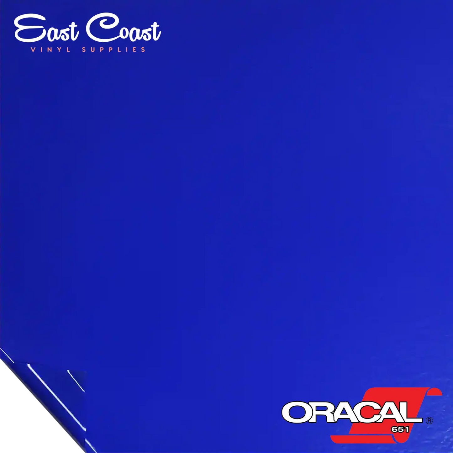 Bleu brillant (086) Oracal 651 Vinyle - BRILLANT