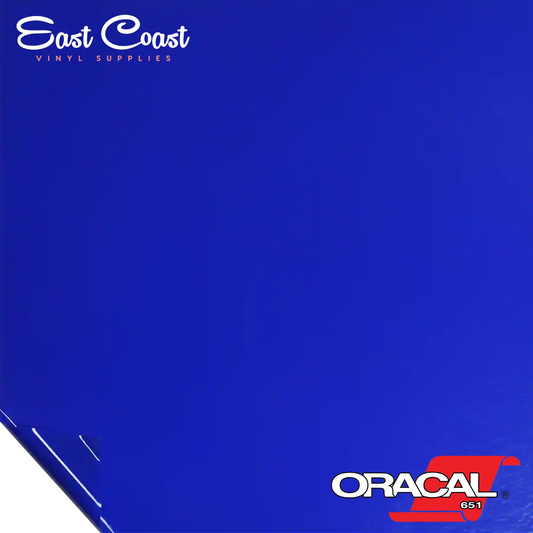 Brilliant Blue (086) Oracal 651 Vinyl - GLOSSY