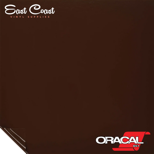 Brown (080) Oracal 651 Vinyl - GLOSSY