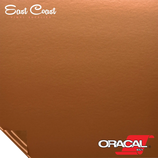 Copper Metallic (092) Oracal 651 Vinyl - GLOSSY
