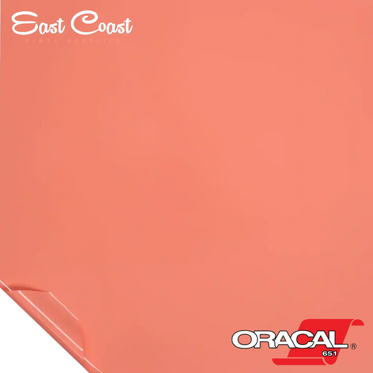 Coral (341) Oracal 651 Vinyl - GLOSSY