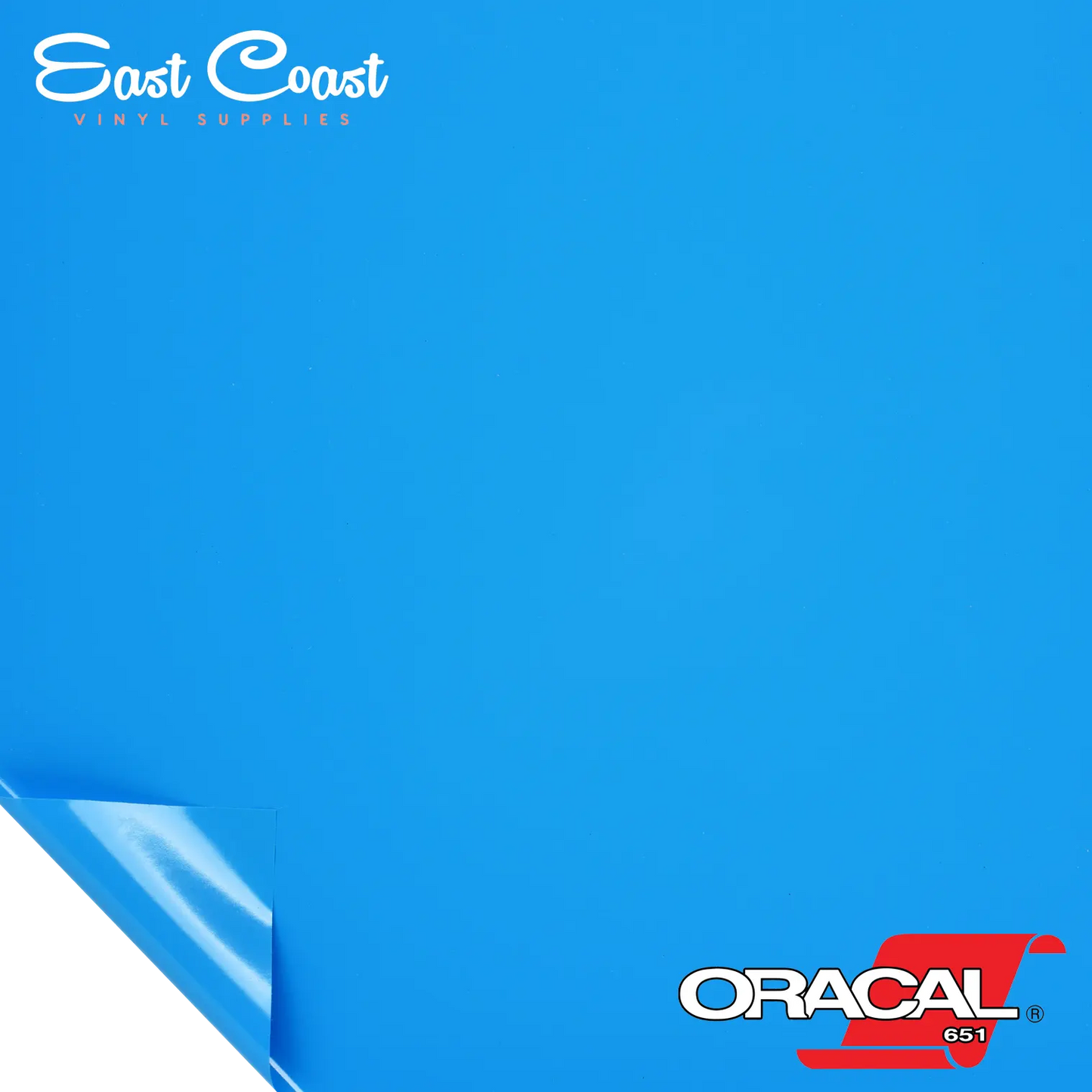 Bleu clair (053) Oracal 651 Vinyle - BRILLANT
