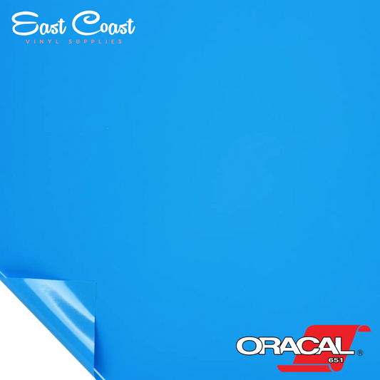 Light Blue (053) Oracal 651 Vinyl - GLOSSY