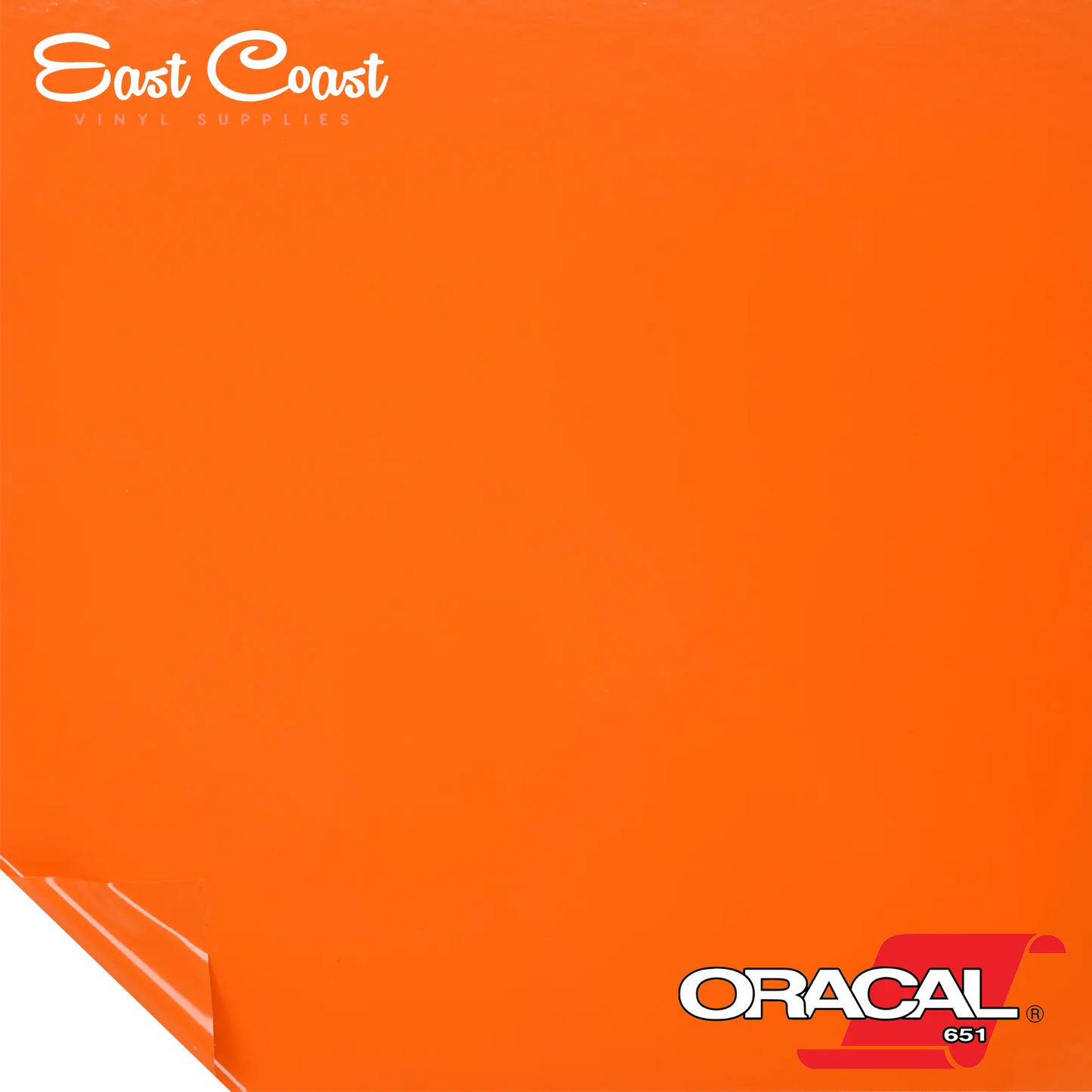 Orange clair (036) Oracal 651 Vinyle - BRILLANT 