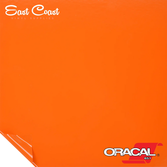 Light Orange (036) Oracal 651 Vinyl - GLOSSY