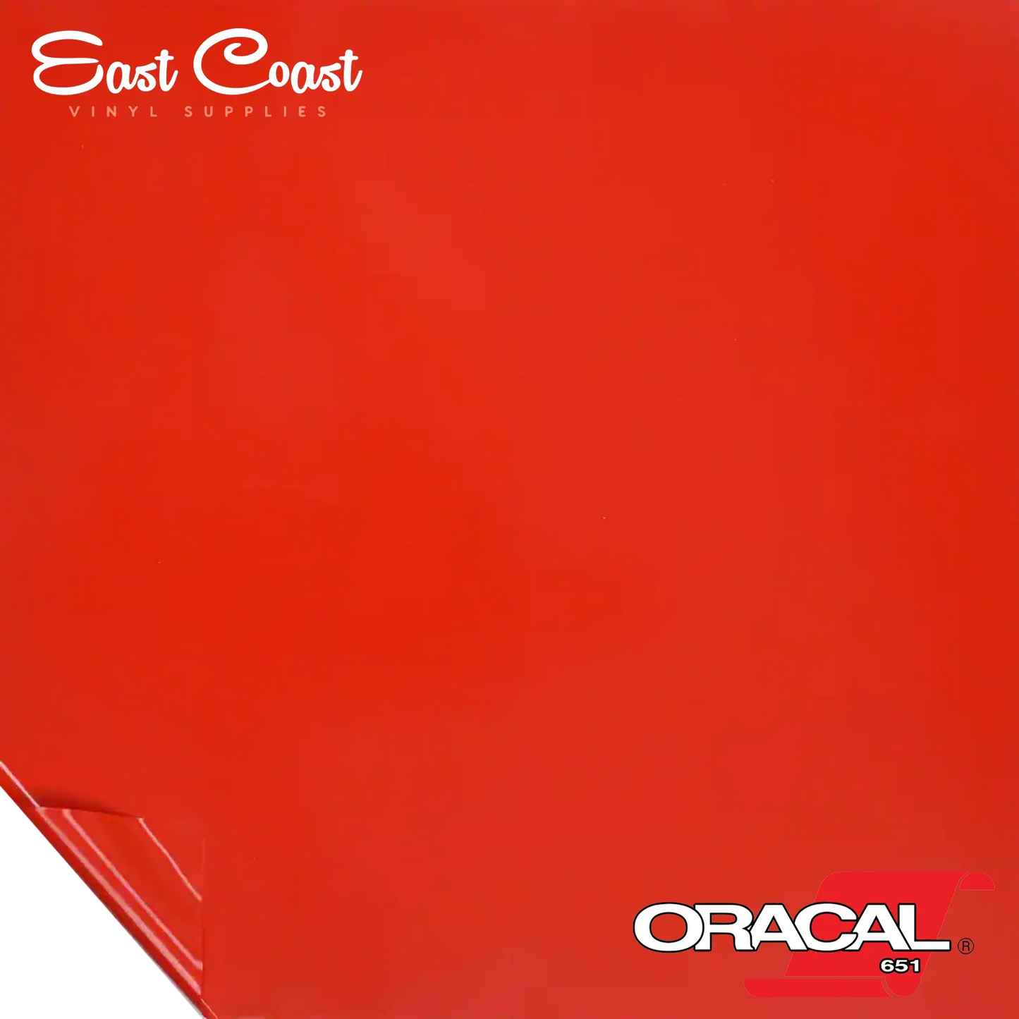 Rouge clair (032) Oracal 651 Vinyle - BRILLANT
