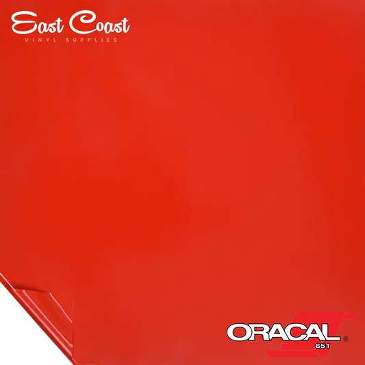 Rouge clair (032) Oracal 651 Vinyle - BRILLANT