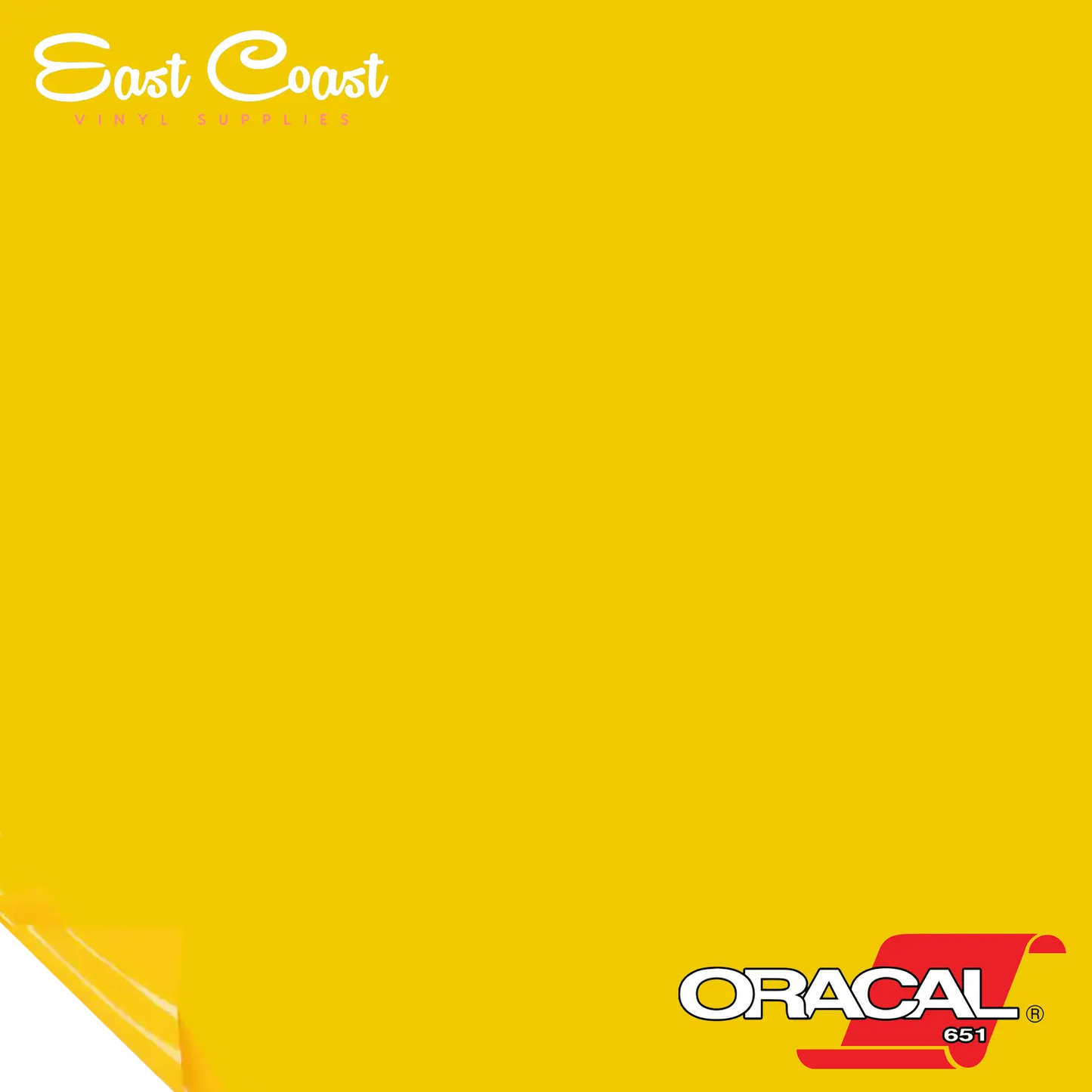 Light Yellow (022) Oracal 651 Vinyl - GLOSSY