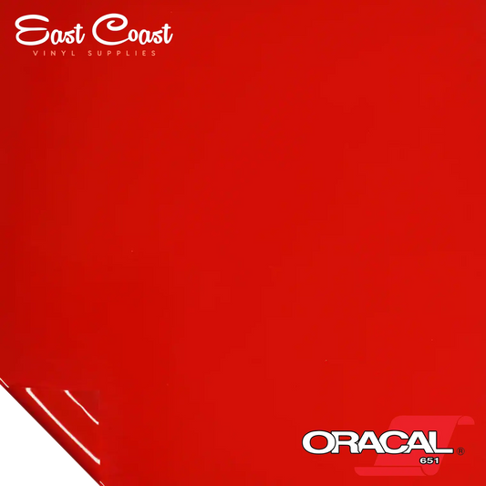 Rouge (031) Oracal 651 Vinyle - BRILLANT