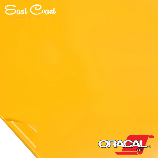 Signal Yellow (019) Oracal 651 Vinyl - GLOSSY